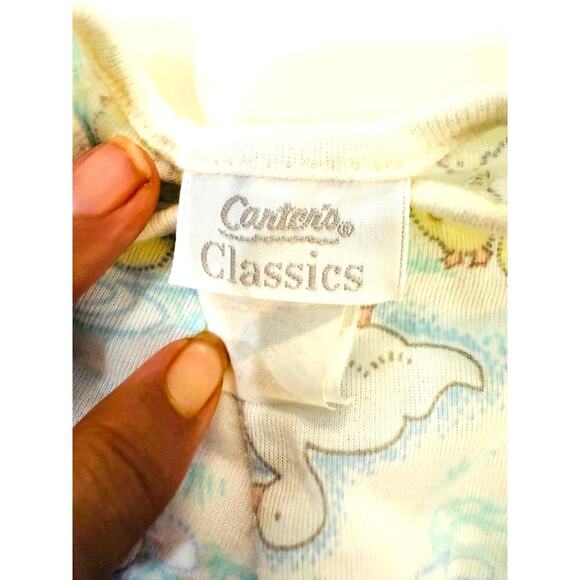 Vintage Carter's Baby Pajamas 3pc Lot – 90s Soft Cotton Footies & Onesie Ducks - Picture 3 of 5